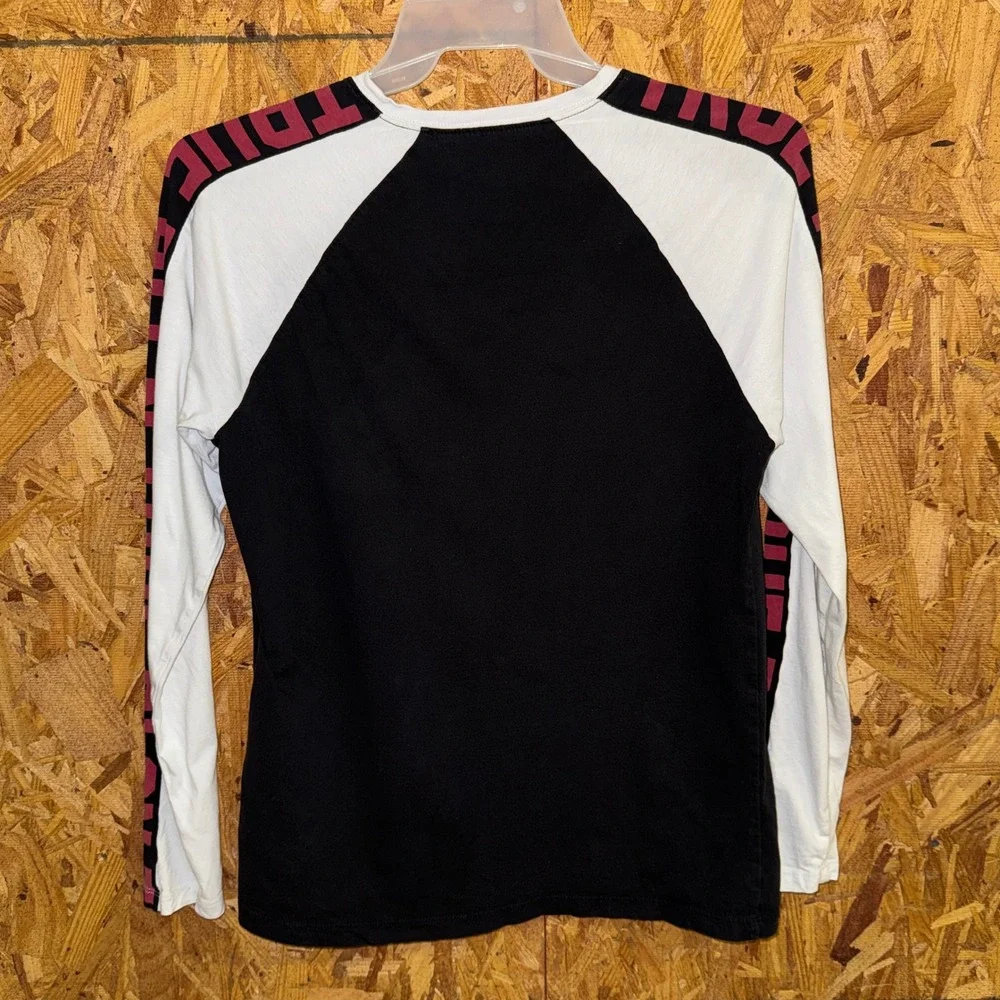 True Religion Logo Tee Spell Out Sleeve Casual Long Sleeve‎ T-shirt Men's Small